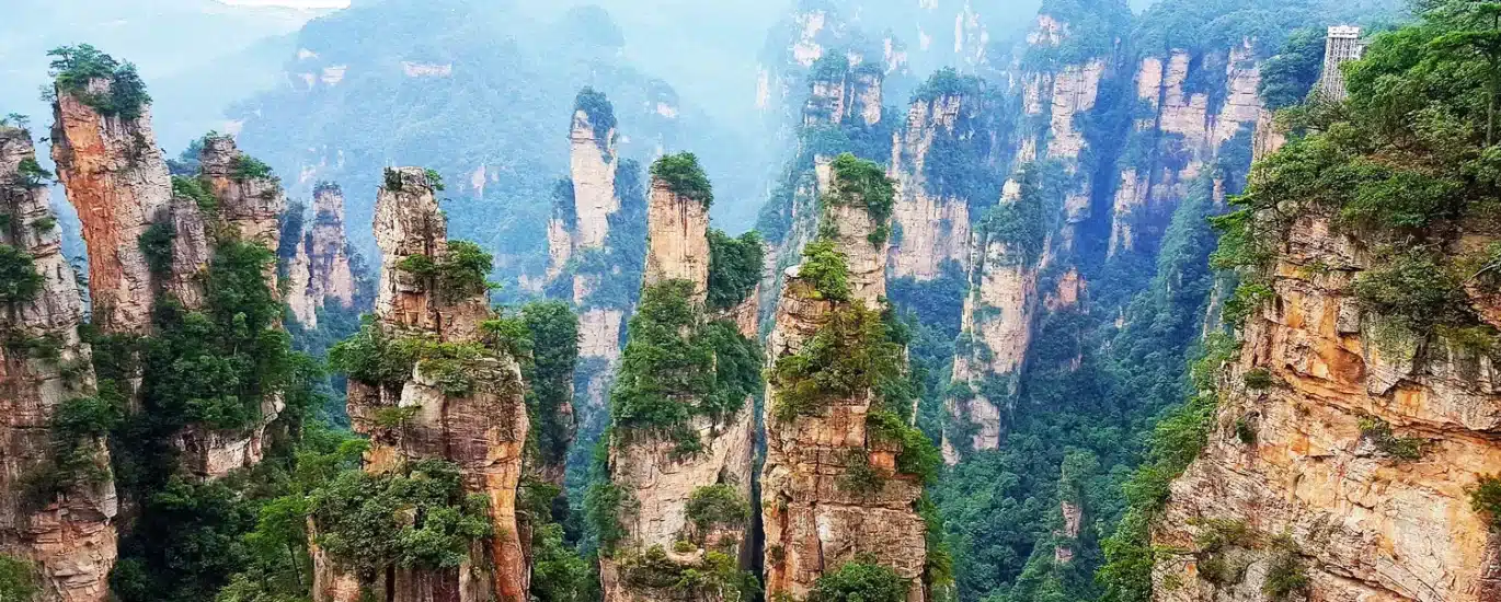 Wulingyuan scenic mountains, Zhangjiajie, China