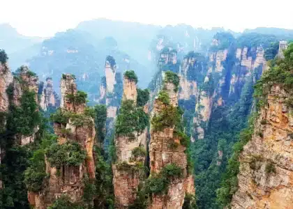 Wulingyuan scenic mountains, Zhangjiajie, China